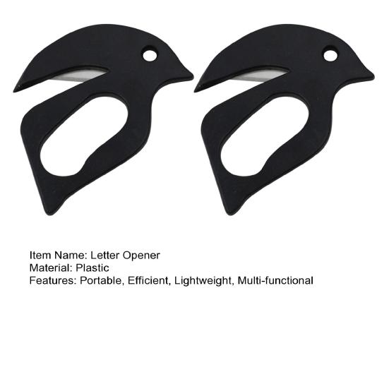 Пластиковый нож для вскрытия писем, нож для вскрытия почты с лезвием, портативный нож для вскрытия конвертов, инструмент для резки оберточной бумаги для офиса, дома, школьных принадлежностей