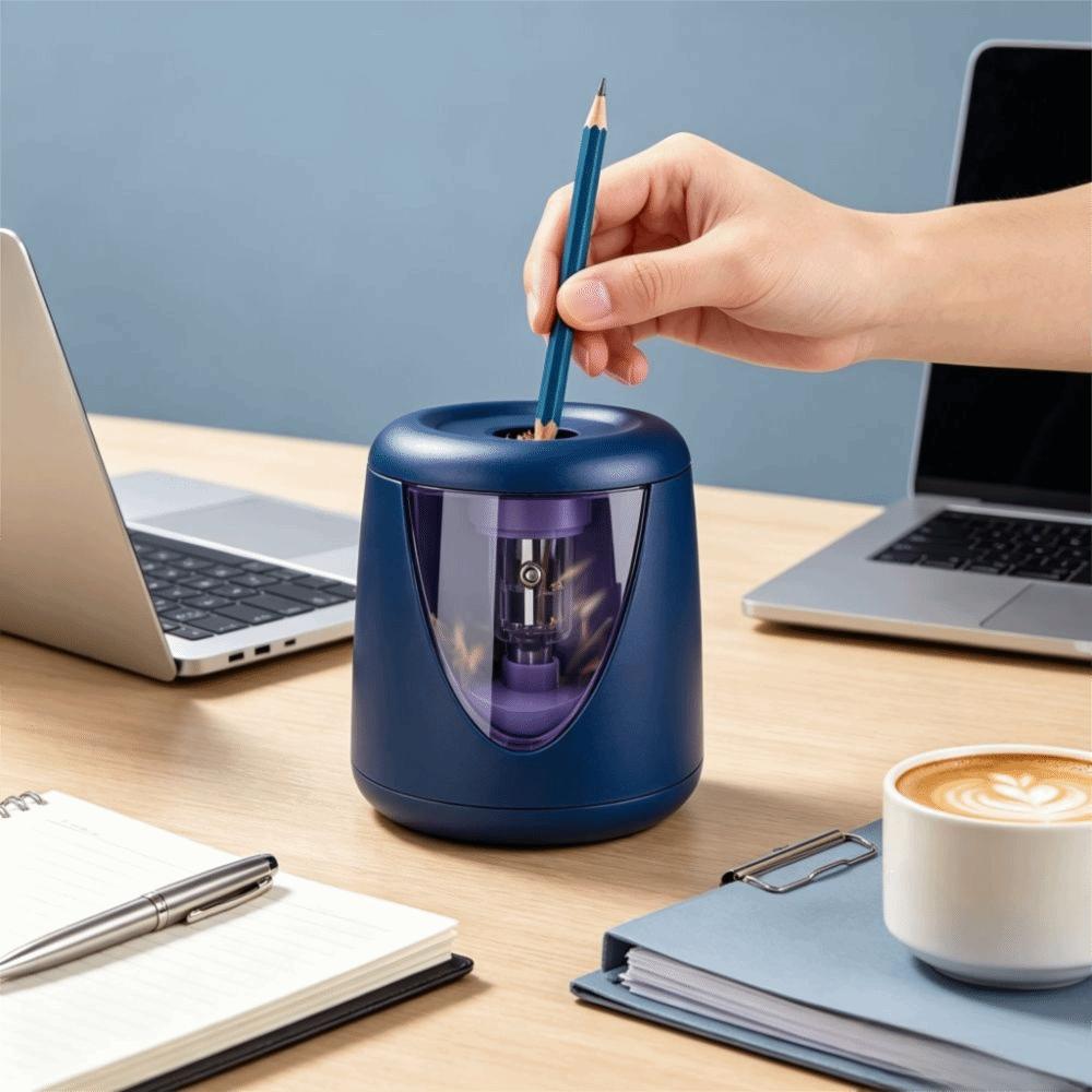 Decorative Sticker Automatic Pencil Sharpener Automatic Switch Pencil Sharpener School Supplies