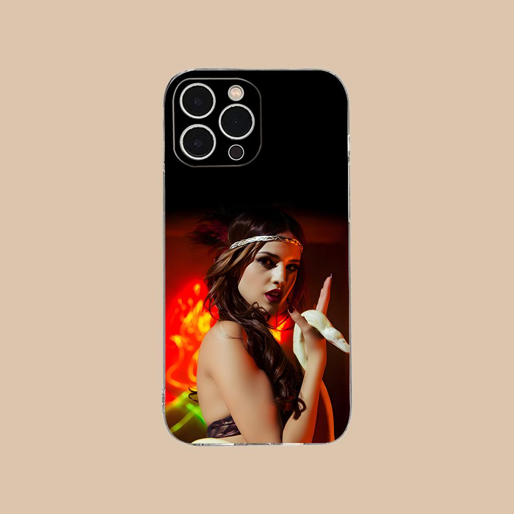 Модный прозрачный чехол из ТПУ Eiza Gonzalez для iPhone 17 16 15 14 13 12 11 X XR XS Air Pro Max Plus Mini Цветной чехол