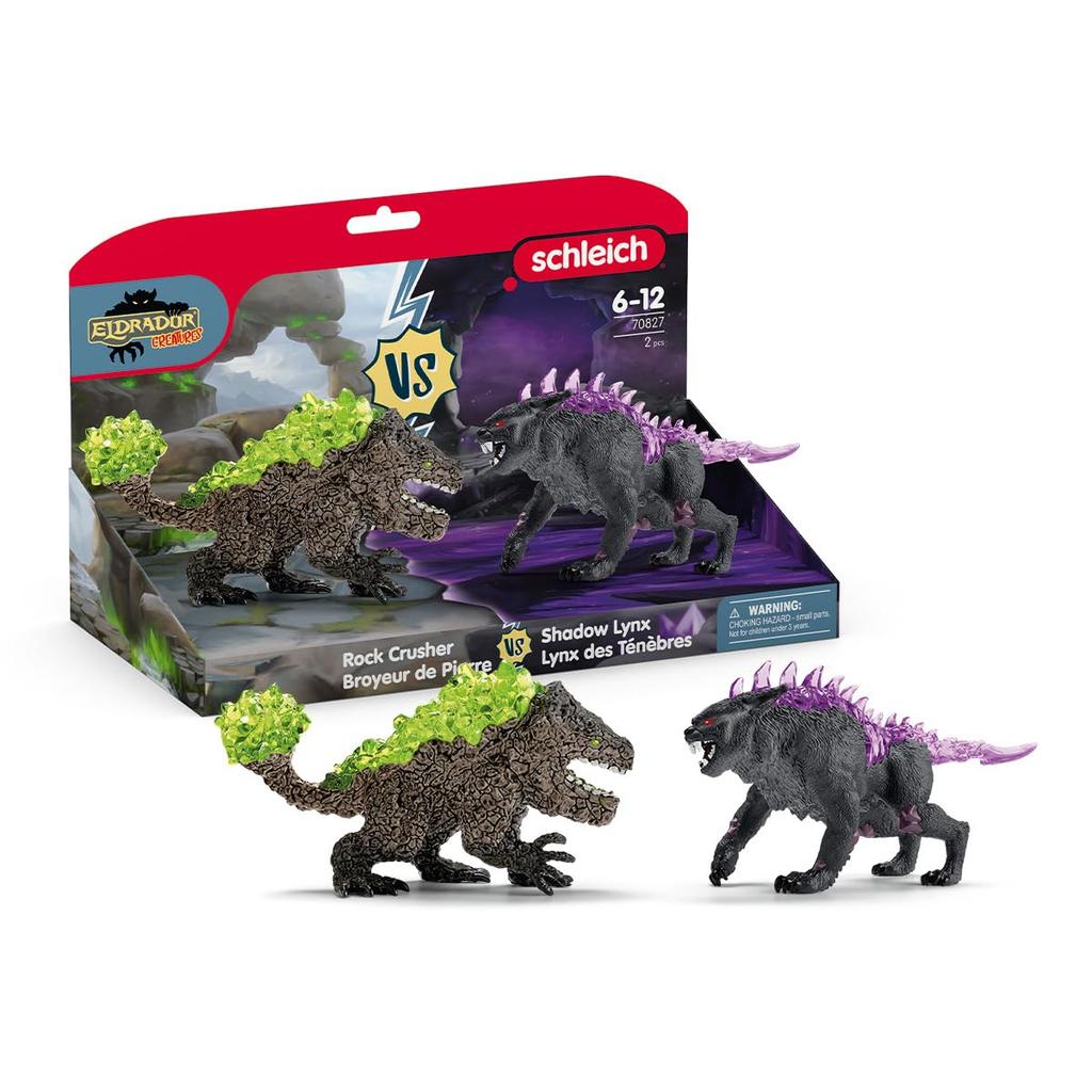 Schleich Эльдорадо Теневой Рысь против Камнедробителя 70827
