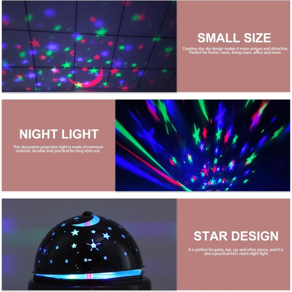 Светодиодный ночник со звездным небом, пульт дистанционного управления, вращающаяся проекционная лампа Galaxy Aurora, USB-плагин, магический шар, декор для сцены KTV