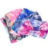 Criss Cross for Women Girls Sport Head Wraps Wide Knotted Headbands Tie Dye Turban Twist Headbands