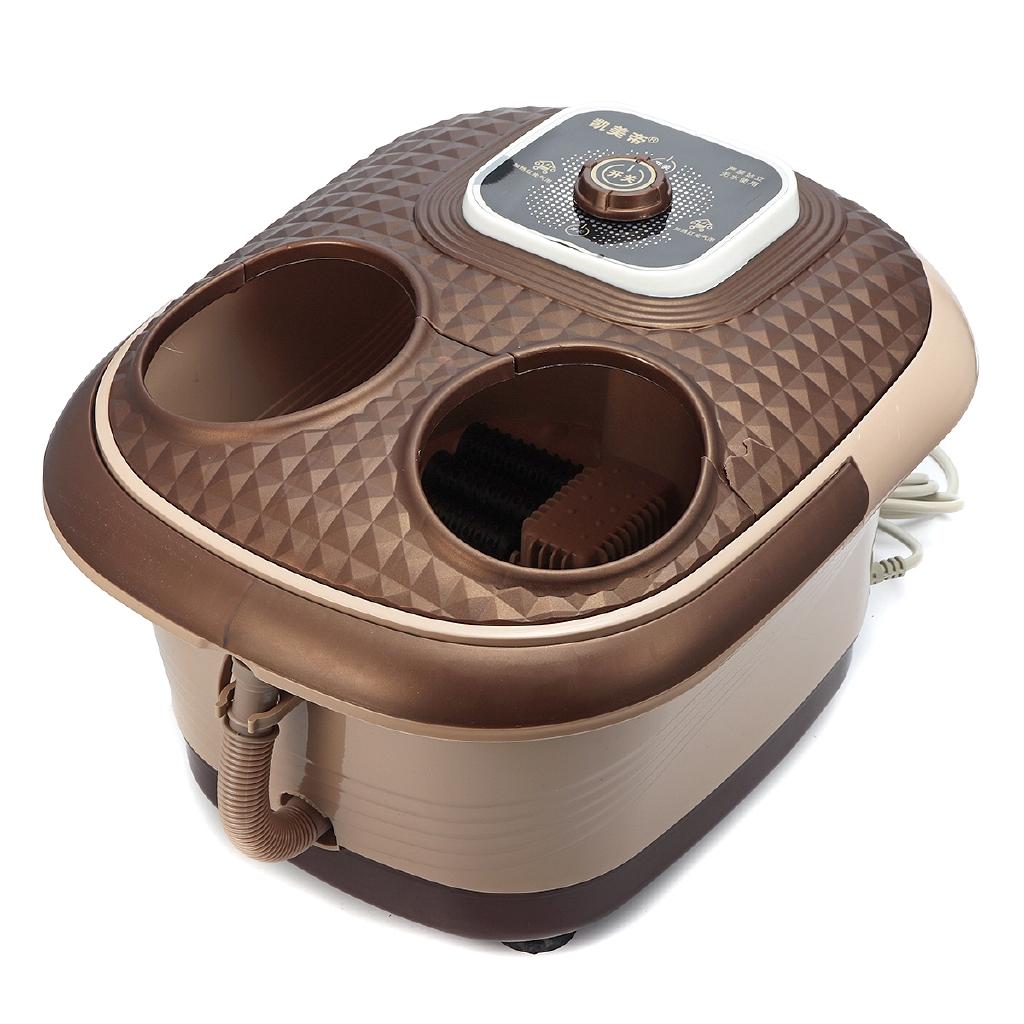 500W  Electric Foot Spa Bath Massager Rolling Vibration Heat Electric Oxygen Bubbles Foot Massage