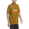 adidas Multi Linear Sportswear Graphic T-Shirt 'Brown' Men's HS2525