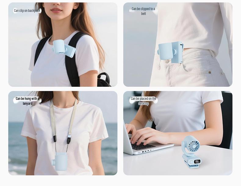 Portable Mini Clip Fan for Desktop or Outdoor Use