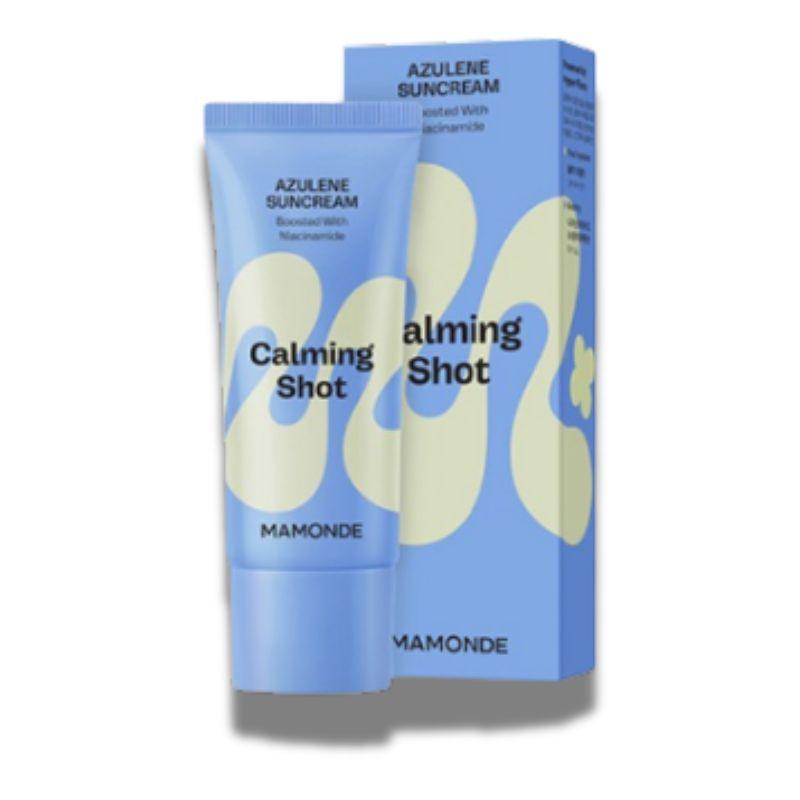 Успокаивающий солнцезащитный крем с азуленом SPF50+ PA++++ 35 мл