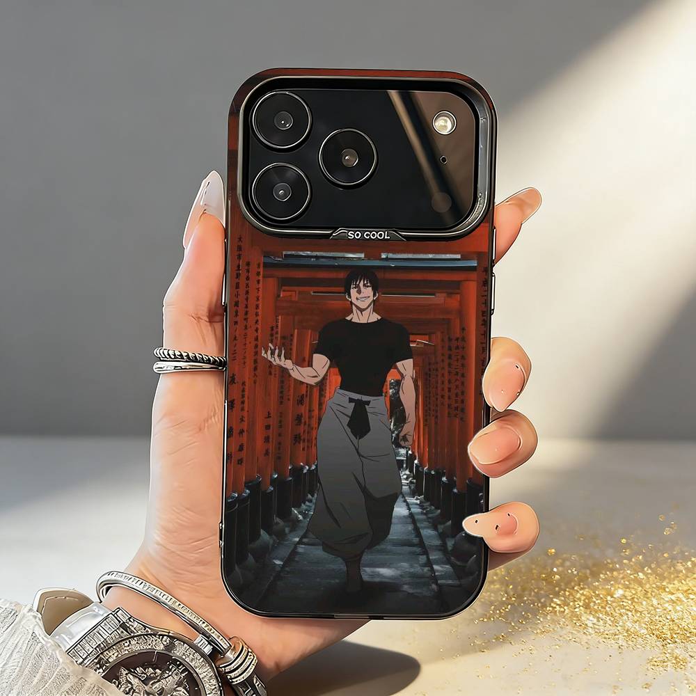 Чехол для телефона Toji F-Fushiguro Jujutsu K-Kaisen Для iPhone17,16,15,14,13,12,11,Pro,MAX Белый Матовый Ударопрочный Чехол