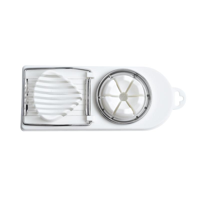 2 в 1 Многофункциональная яйцерезка Яйцерезка из нержавеющей стали Форма для резки мяса в форме цветка Кухонные гаджеты