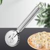 Stainless Steel Pastry Crimper Ravioli Cutter with Ergonomic Handle for Dough and Pastry Cutting Sealing Home Baking