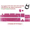 Suitable for Logitech G913 Mechanical Keyboard DIY Keycaps G913TKL G915 G813 G815 Translucent Keycaps