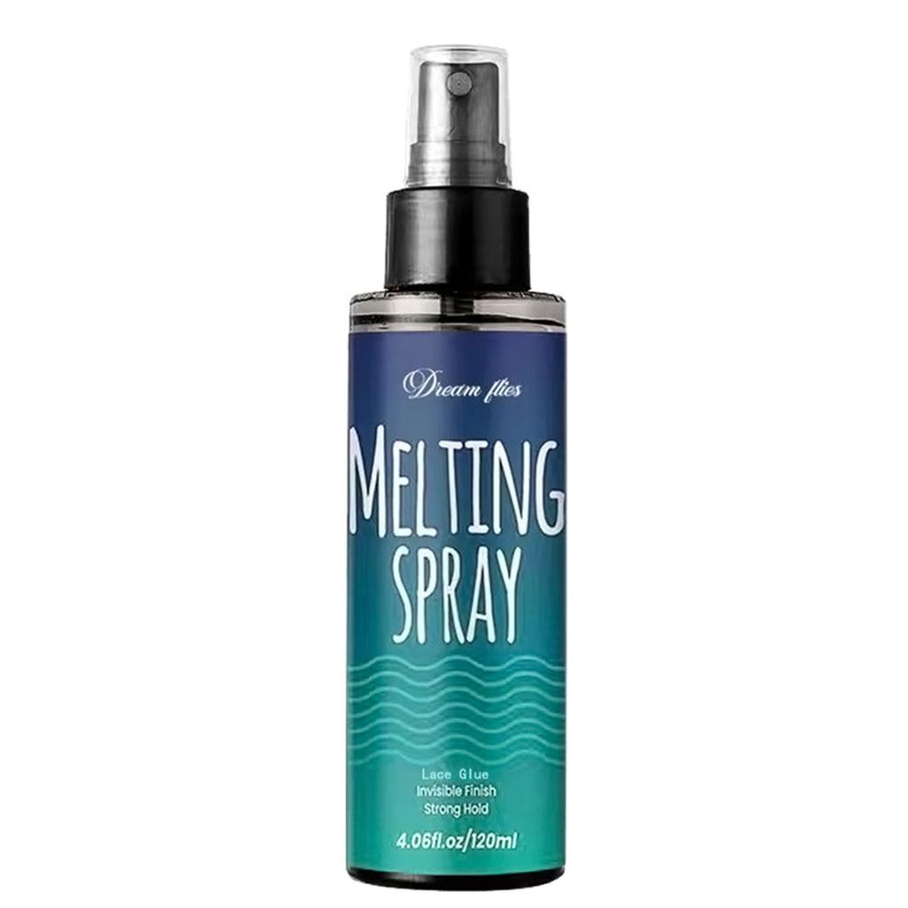 Профессиональный спрей-клей для кружева париков, 120 мл. Клей для волос - Невидимая фиксация, Легкое нанесение для кружевных париков с передней частью и накладных прядей