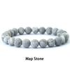 Мужской браслет из натурального камня 8 мм, матовый, из бусин, минималистичный браслет с драгоценными камнями, ручные аксессуары для hombre pulseria