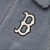 New MLB Velvet Jackets Unisex Gray 3AFDB0726-43GRS