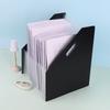 Folder A4 Expanding Organ Bag Diagonal Mouth Rainbow Color Document Holder  Briefcases
