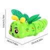 Stunt Spinning Caterpillar Toy, Electric 360° Rotatary Caterpillar Musical Toy With Wings, Creeping Caterpillar Crawling Car Toy