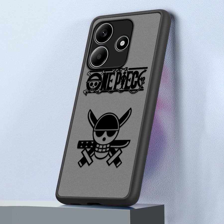 Аниме One Piece Логотип Чехол Задняя крышка телефона для Xiaomi Redmi Note 14 13C 10 9S 12 A4 11 14C 13 Pro Plus
