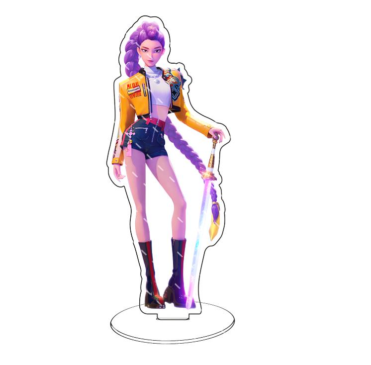 Anime KPop Demon Hunters Figure, Acrylic Stand, Rumi Mira Zoey Model,  Birthday Table Decoration, Christmas Gift for Fans