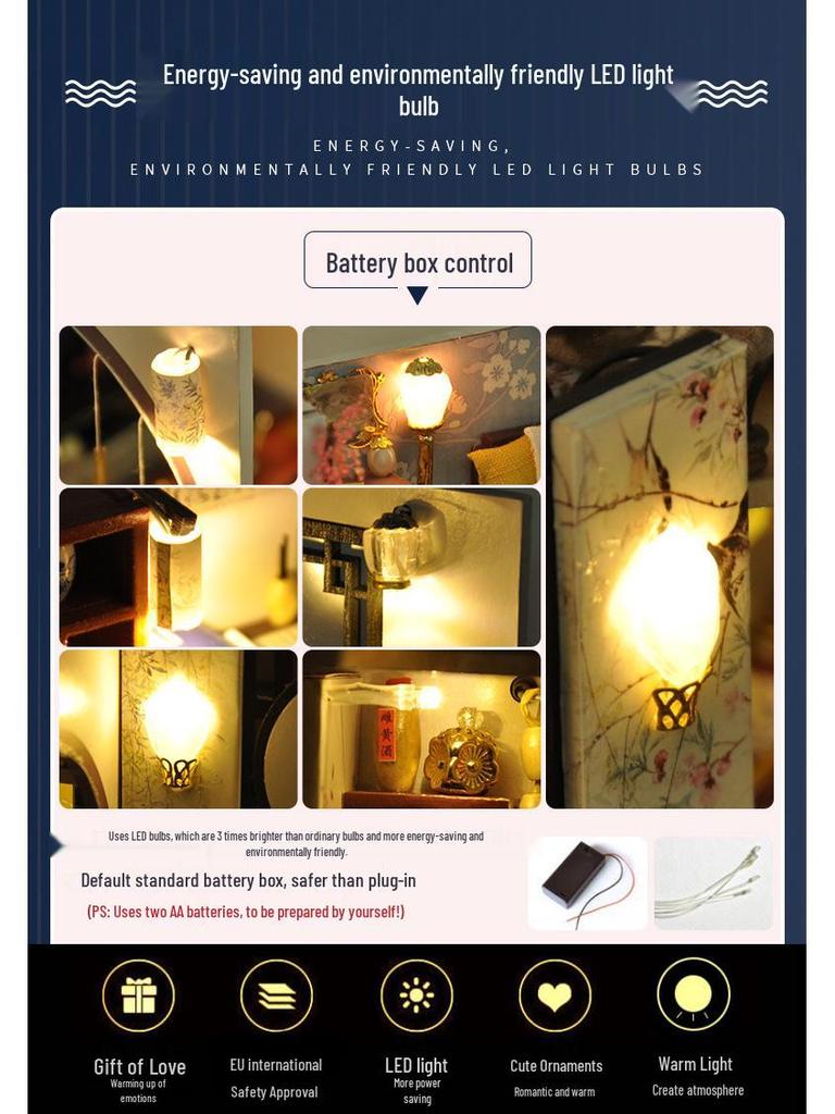 Tianyu DIY Creative Cottage Model Toy for Boys