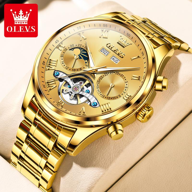 OLEVS New Multi-functional Mechanical Watch Automatic Business Trend Waterproof Men's Watch Men's Watch