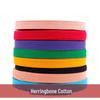 Ready-to-Use Colored Herringbone Cotton Ribbons (1cm & 2cm)