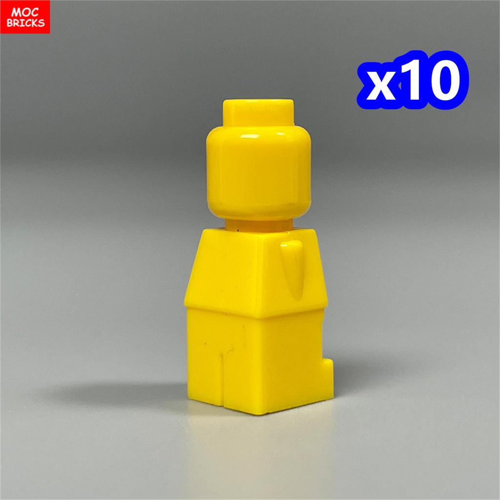 10 шт. Детали MOC Микро Статуя Фигурка Тело Шахматная фигура 85863 16478 90398 Пустые Индивидуальные Непечатные Строительные Блоки Детские Игрушки