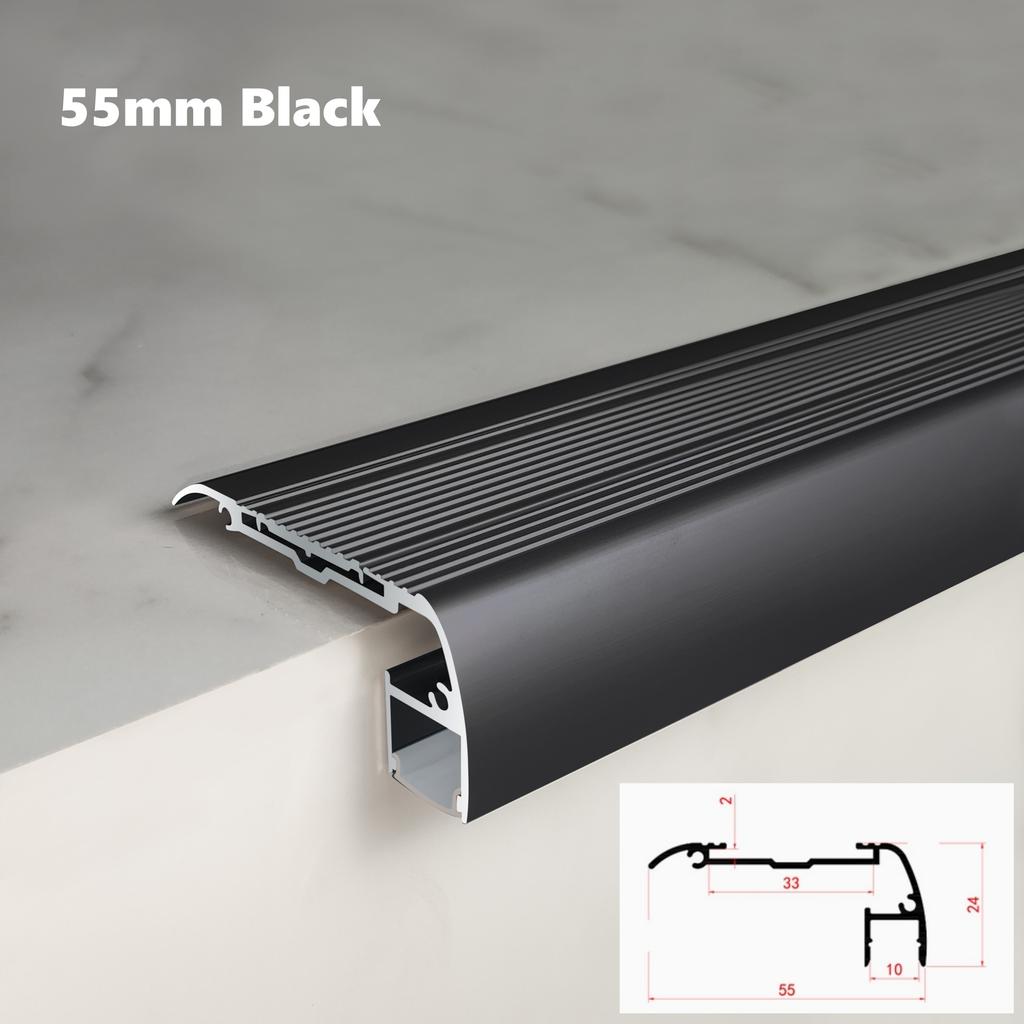 0.5M/1M LED Step Lamp Aluminum Profile Anti-Slip Stair Treads Backlight Hard Bar Strip Lights Linear Home Decoration Lighting