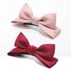 Korean 3D Red Bow Hair Pins Cute Princess Hair Clips Ribbon Barrettes Headwear for Girls Women Fashion Hair Accessories 2023 New