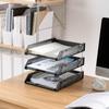 Storage Rack A4 File Storage Tray Desktop Organizer Multi-layer File Tray  Magazine