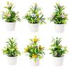 Photo Props Simulation Flowerpotted Plastic Faux Bonsai  Party Supplies