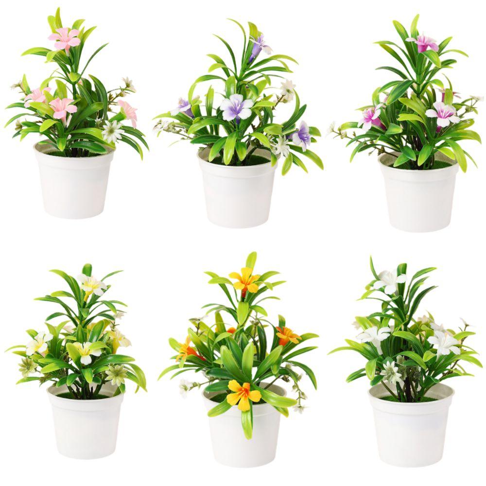 Photo Props Simulation Flowerpotted Plastic Faux Bonsai Party Supplies