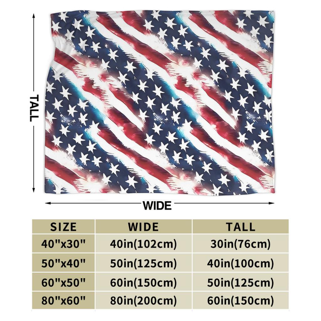 American Flag Blankets Quality Warm Throw Blanket Spring Airplane Travel Couch Chair Street Trend Bedspread