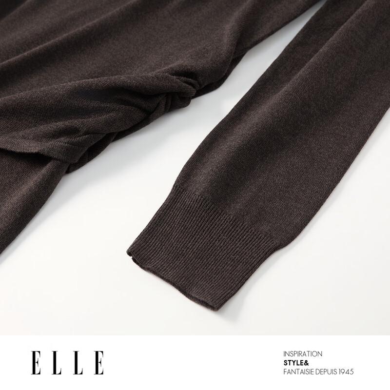 ELLE Элегантное приталенное платье-двойка из искусственной ткани