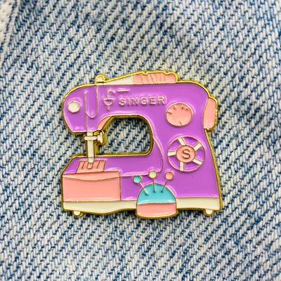 Новая эмалированная булавка для швейной машины, металлический соединитель, подарок на день рождения, 1 шт.