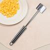 Овощечистка для кукурузы из нержавеющей стали, молотилка для кукурузы в початках, эргономичная ручка, инструмент для быстрого удаления зерен кукурузы для кухни, барбекю