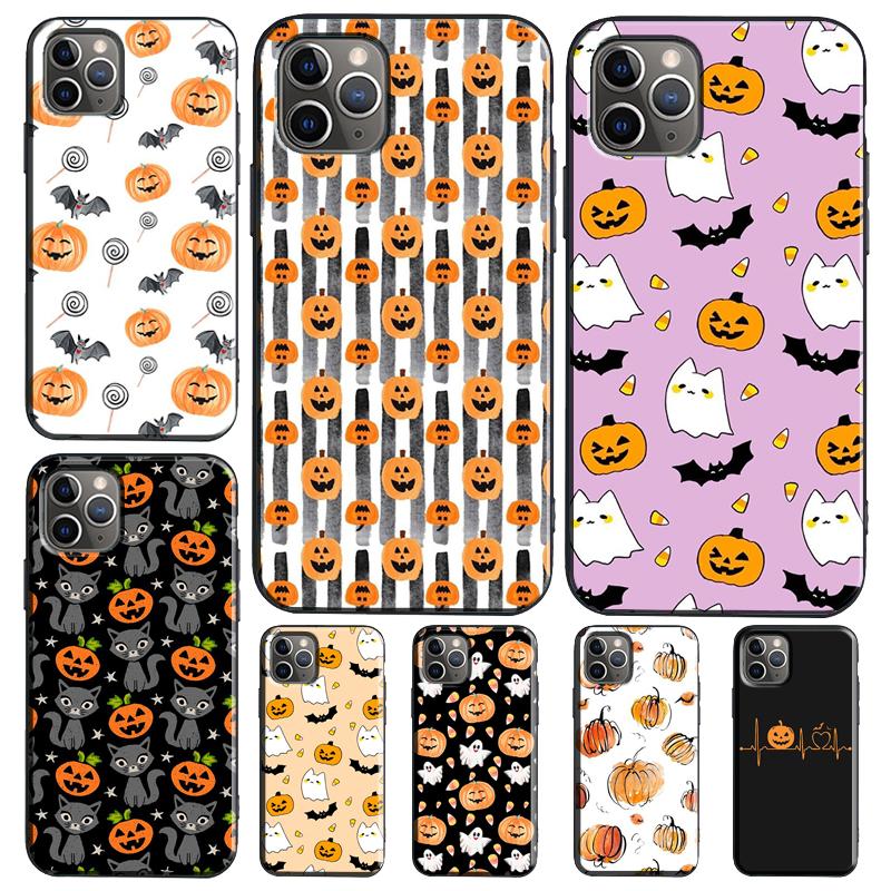 Halloween Pumpkins Phone Case For iPhone 17 Air 16 15 14 12 11 13 Pro Max 12 13 mini 15 16 Plus 16e Cover Coque