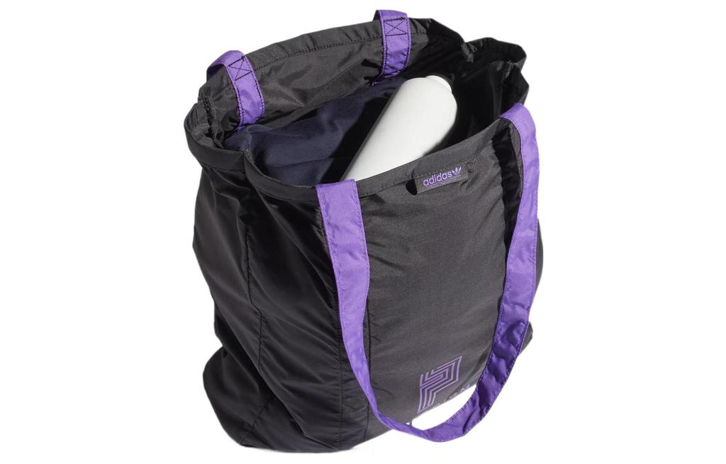 Adidas Originals Trefoil PARADIGM Collaboration Polyester Shoulder Bag Men's Black HB8555