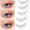 Тонкие прозрачные накладные ресницы Manga Lashes Накладные ресницы 3D Mink Hair Little Devil