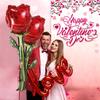Большой 132см Цветок Розы с 108см Цепочкой LOVE Фольгированные Шары для Дня Святого Валентина Свадьбы Помолвки Юбилея Романтической Вечеринки Декор