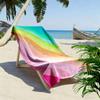 Rainbow Waves Beach Towel A must-have beach towel for beach travel