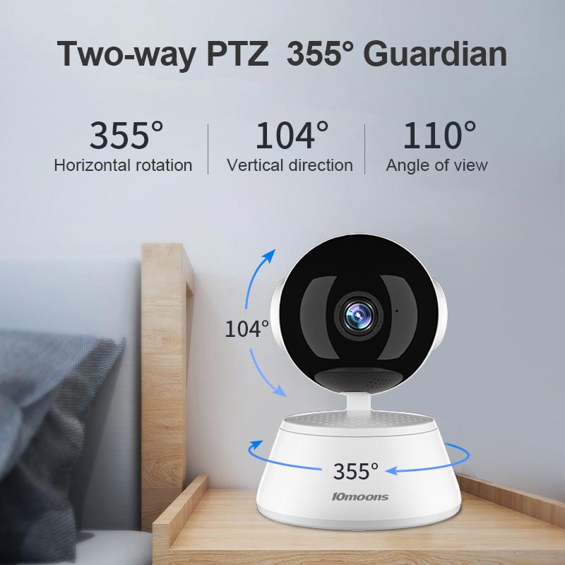 IP-камера Wi-Fi Беспроводная домашняя безопасность Видеонаблюдение ночного видения РадионяняAA