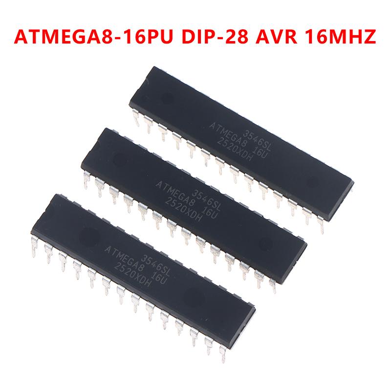 1/3 шт. Atmega8-16Pu Dip-28 AVR/8-битный микроконтроллер IC 16 МГц для аксессуаров плат разработки