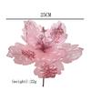 New 25CM Artificial Silk Flower Silk Sequin Fabric Flower Arrangement Ins Style Pink Decorating Flowers Christmas Tree