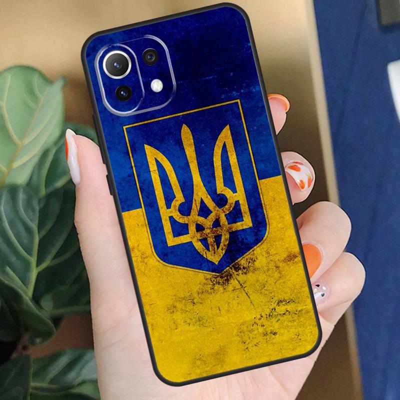 Чехол Флаг Украины для Xiaomi 15 14 Ultra 13T 14T 15T Pro 17 Pro Max POCO X7 X5 X6 F5 F6 F7 F8 Pro Чехол