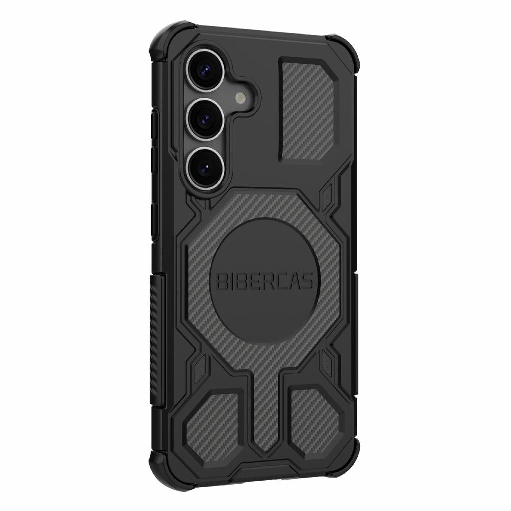 BIBERCAS J-16 Series For Samsung Galaxy S25 Case Compatible with MagSafe Anti Drop TPU+PC Phone Cover