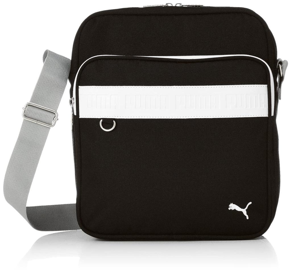 Puma Школьная сумка через плечо, Вертикальная 31×27×10 см, Застежка-молния, Регулируемый ремень, Черный, Модель J20140 10