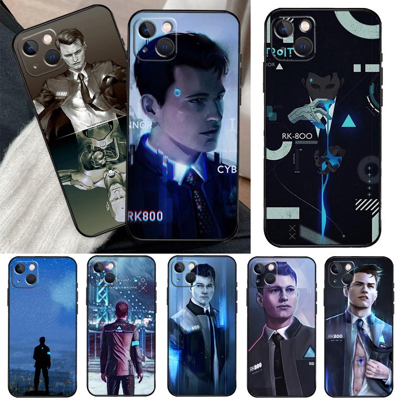 Чехол для телефона Detroit Become Human Для iPhone 16 15 14 Pro Max Plus 11 12 13 Pro Max XS 6 12 13 Mini Чехол-оболочка