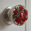 Practical Door Handle Flower Patterns Door Knob Decorative Creative Cabinet Handle  Home Decoration
