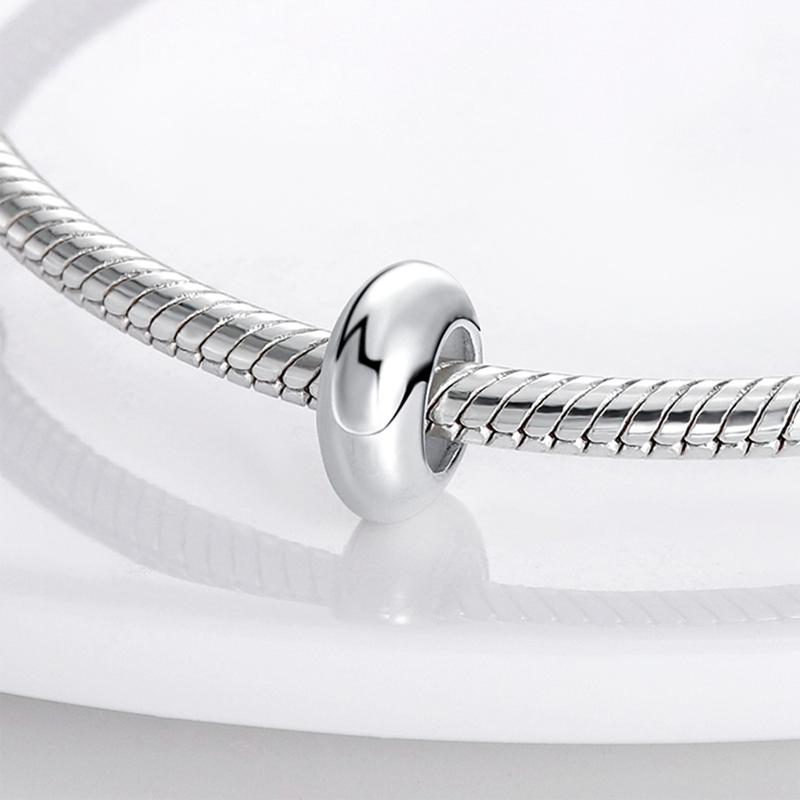 Оригинальные Шармы Бусины Медные Клипсы Шармы Циркон Силиконовые Разделительные Бусины Подходят для Оригинального Браслета DIY Шарм Женские Украшения