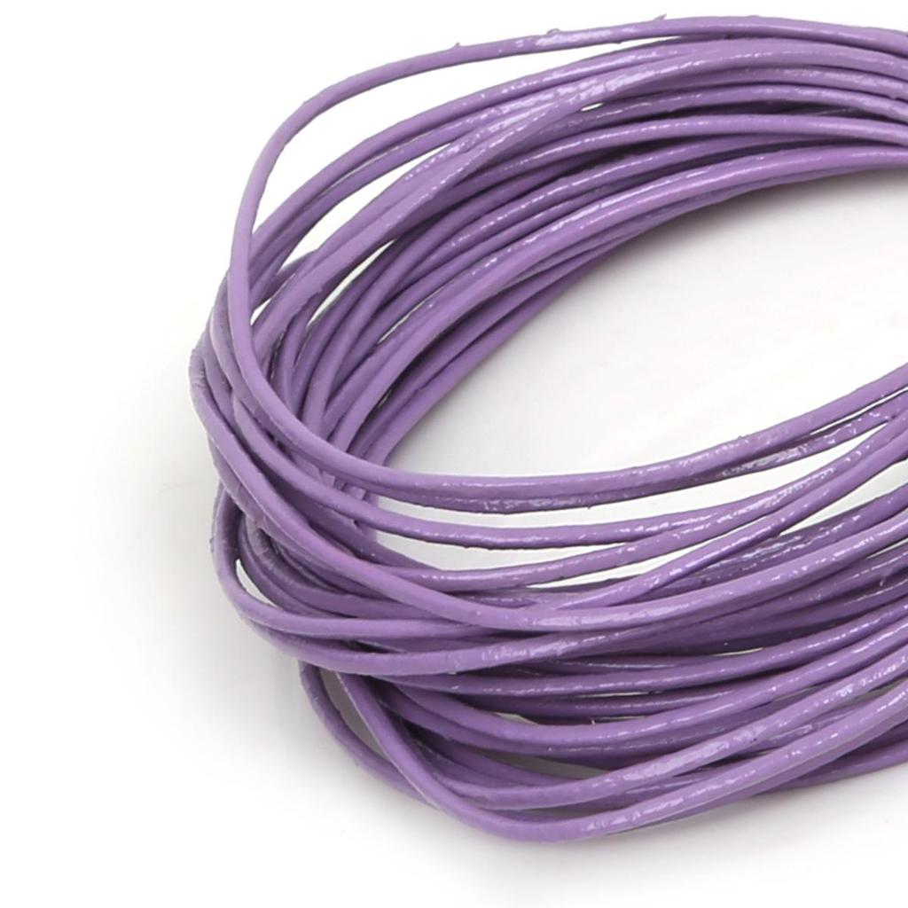 Натуральная круглая кожаная нить для изготовления браслетов, ювелирных изделий, DIY, шнур, шнур