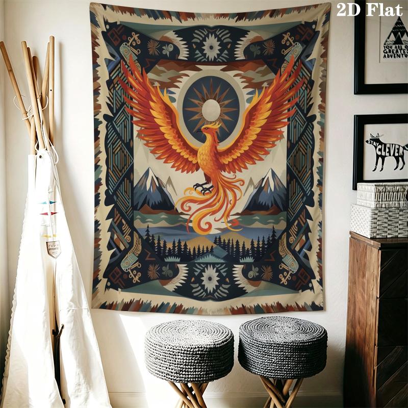 Tribalism animal Wall Tapestry Aesthetic Wall Hanging Printed Fabric Blanket Decorative Tapestries for Bedroom Living Room Home Decor
